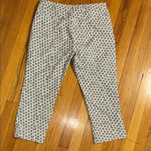 Adrianna Papell Black and White Chinos with Playful Polka Dots - Picture 5 of 12